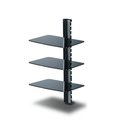 Tygerclaw TygerClaw LCD8215BLK TygerClaw 3-Layers DVD Stand with Black Color Glass LCD8215BLK